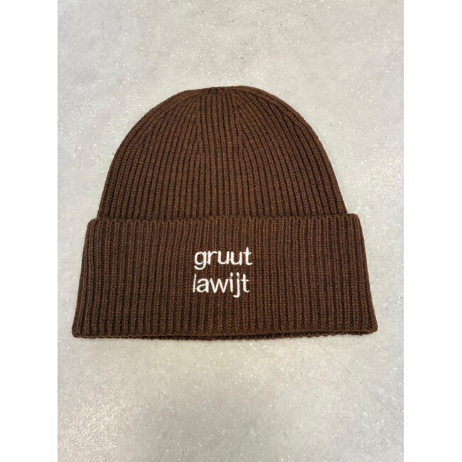 Urban Merch - Beanie Gruut Lawijt - Strickmütze - braun