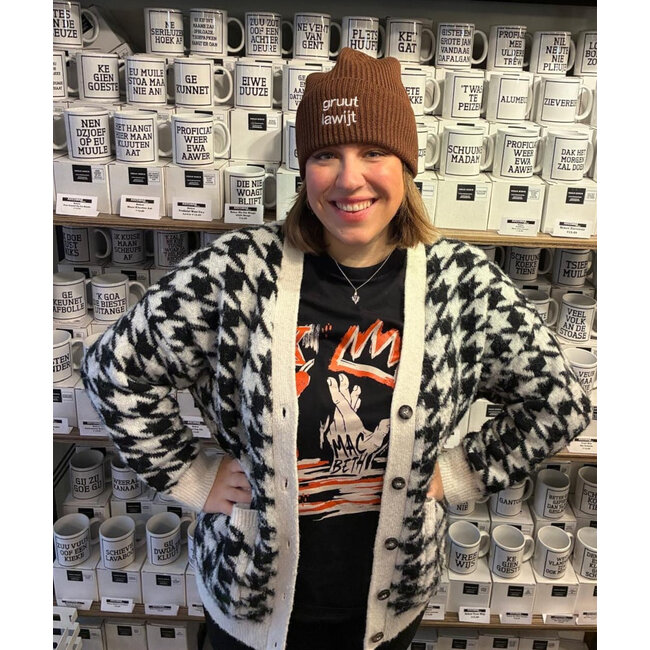 Urban Merch - Beanie Gruut Lawijt - Knit Hat - brown