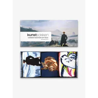 Kunstsokken Chaussettes German Masters  3-Pack Boîte Cadeau