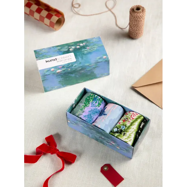 Kunstsokken - Sokken Monet Cadeauset - 3 paar