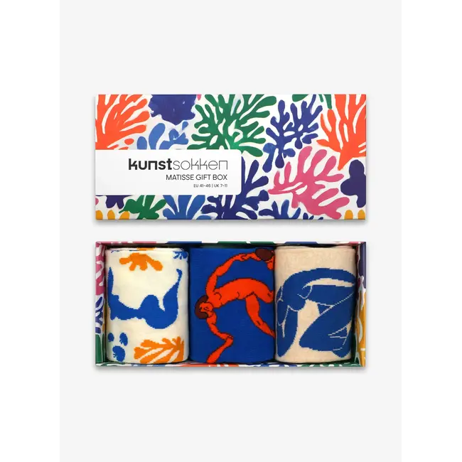 Kunstsokken Socken Matisse  3-Pack Geschenkbox