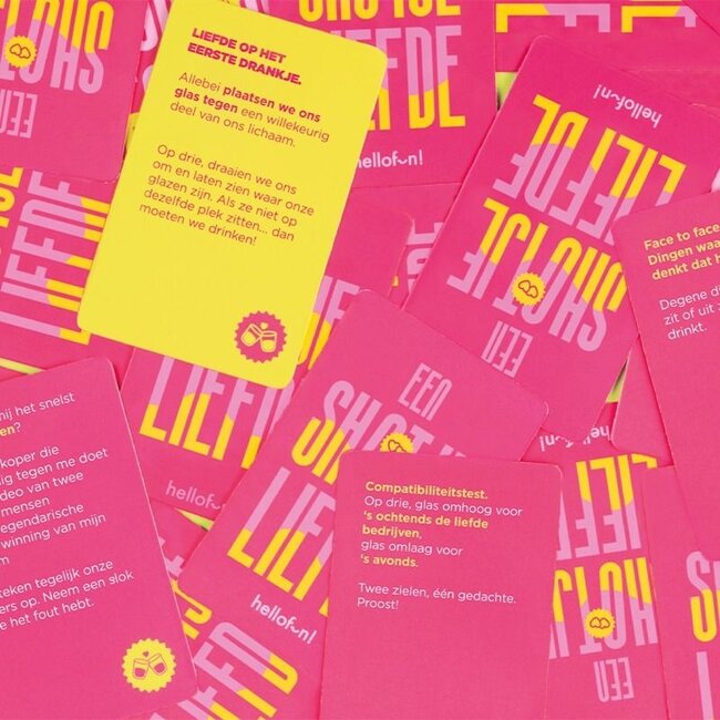 Hellofun! - Jeu à Boire Een Shotje Liefde