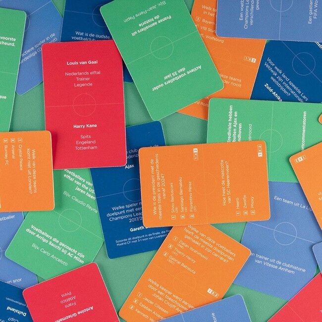 Hellofun! - Party Voetbal Game Tiki Taka - strategisch kaartspel