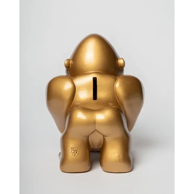 Blogo Design - Spaarpot Gorilla - goud