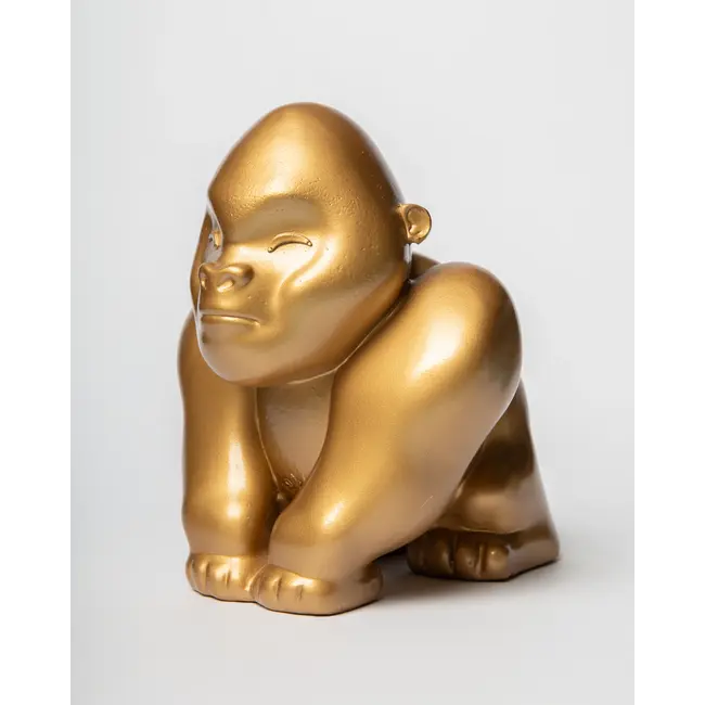 Blogo Design - Money Box Gorilla - gold