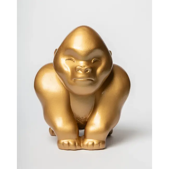 Blogo Design - Spaarpot Gorilla - goud