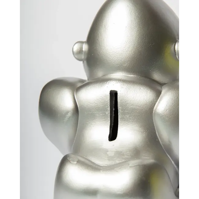 Blogo Design – Spardose Gorilla – silber