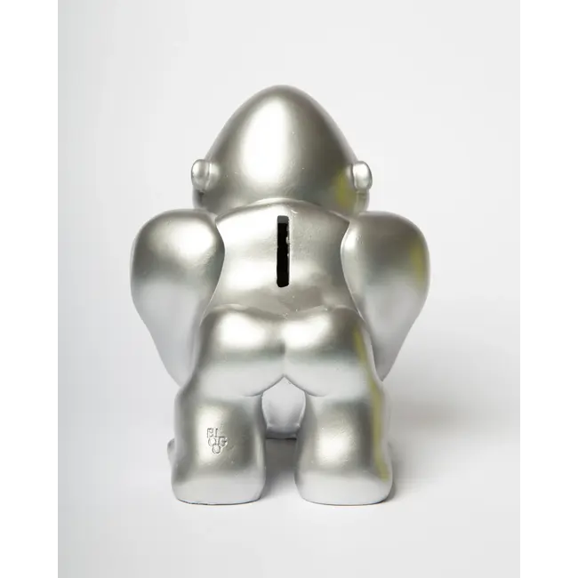 Blogo Design - Money Box Gorilla - silver