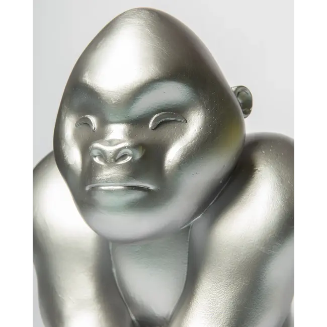 Blogo Design – Spardose Gorilla – silber