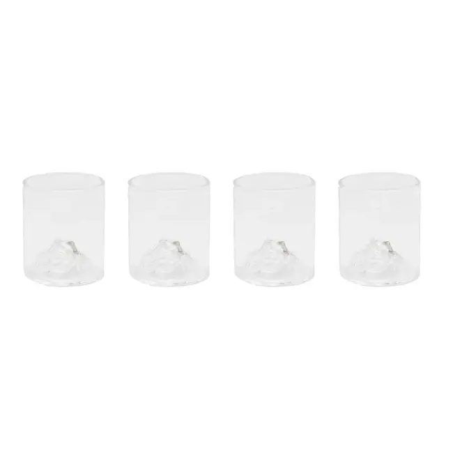 Winkee Shot Glasses Shots on the Rocks - set of 4