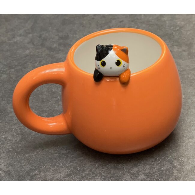 i-total - Mug Charm - Orange Cat