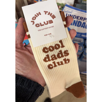Join The Club Socks Cool Dads Club - brown - large