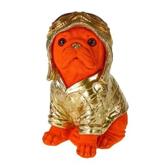 Werns - Werner Voß Figurine & Tirelire Chien Pilote