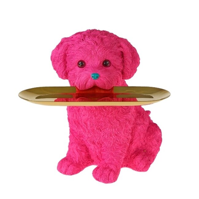 Werns Werner Voß - Figurine Chien avec Plateau