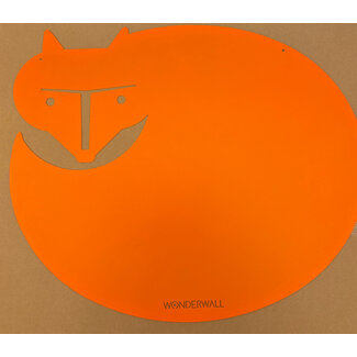 FAB5 Wonderwall Magnettafel Fuchs - orange