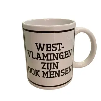 Urban Merch Becher West-Vlamingen Zijn Ook Mensen