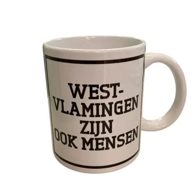 Urban Merch Mug West-Vlamingen Zijn Ook Mensen