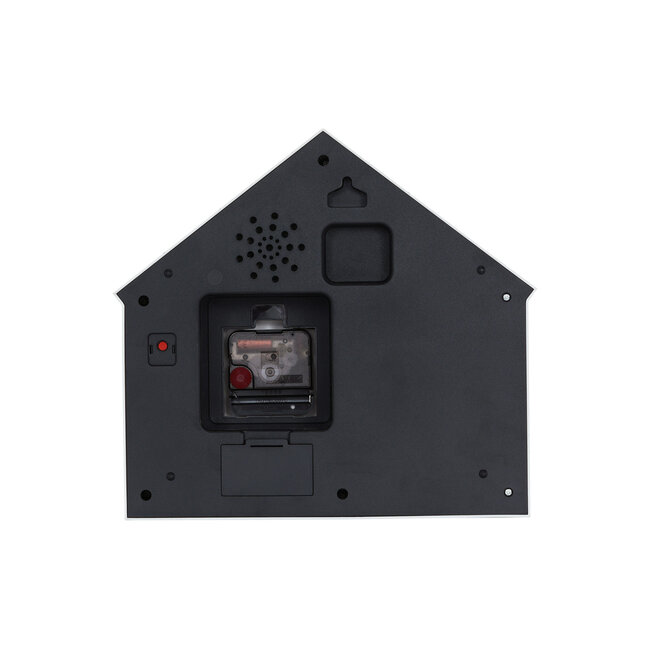 Karlsson - Horloge Murale Chat Assis - blanche