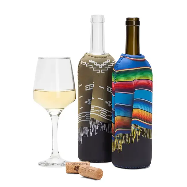 Bottle Cover Poncho de Vino - set of 2