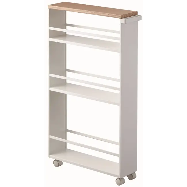 Yamazaki - Kitchen Trolley Open Tower - white