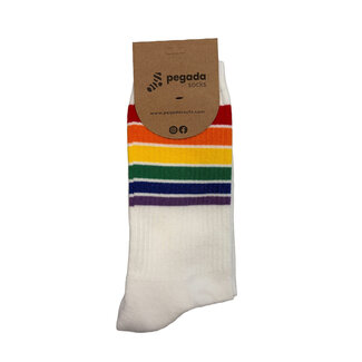 Pegada Socks Sokken Striped - wit