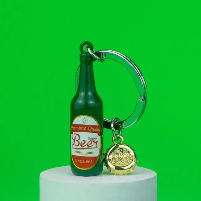 Metalmorphose - Sleutelhanger Bierflesje