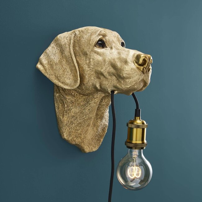 Werns Werner Voß - Wall Lamp - Animal Lamp Dog Labrador Lucky