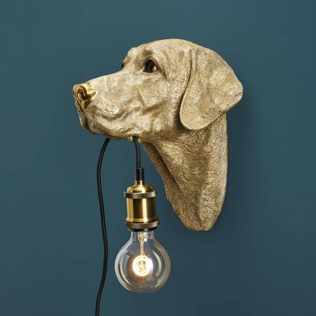 Werns Werner Voß - Wall Lamp - Animal Lamp Dog Labrador Lucky