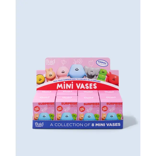 Fluid Market - Mini Vase Surprise Box Animals