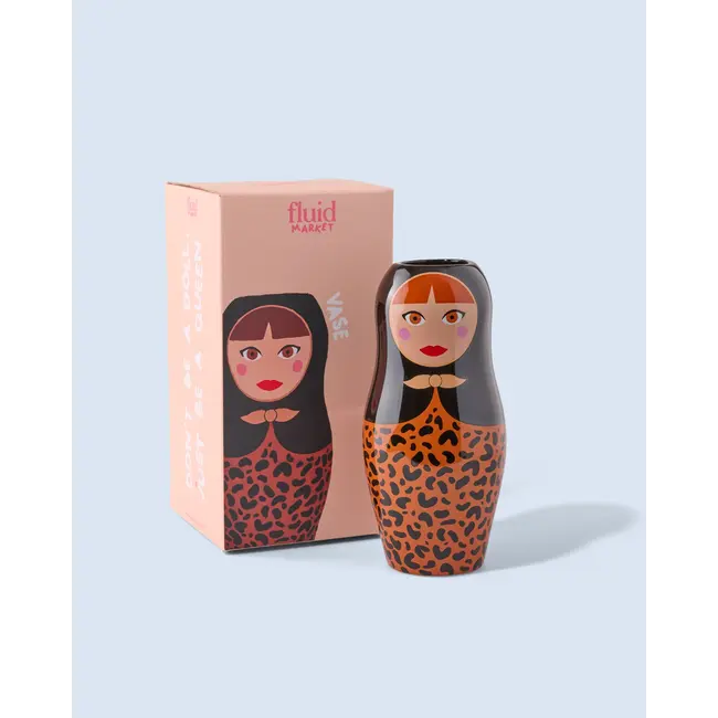 Fluid Market - Vase Dolls - léopard