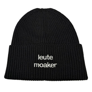 Urban Merch Beanie Leute Moaker - zwart