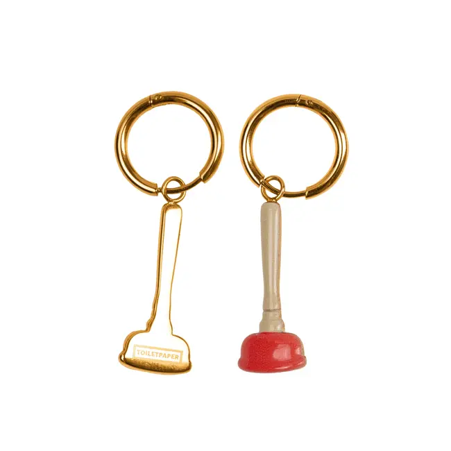 Seletti - Earrings Sink Plunger - dangling
