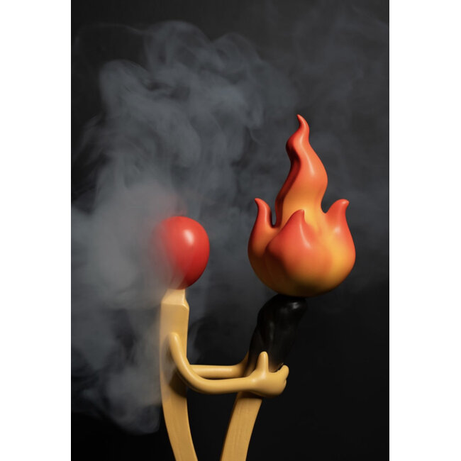 Seletti - Figur Burning Love – limitierte Auflage