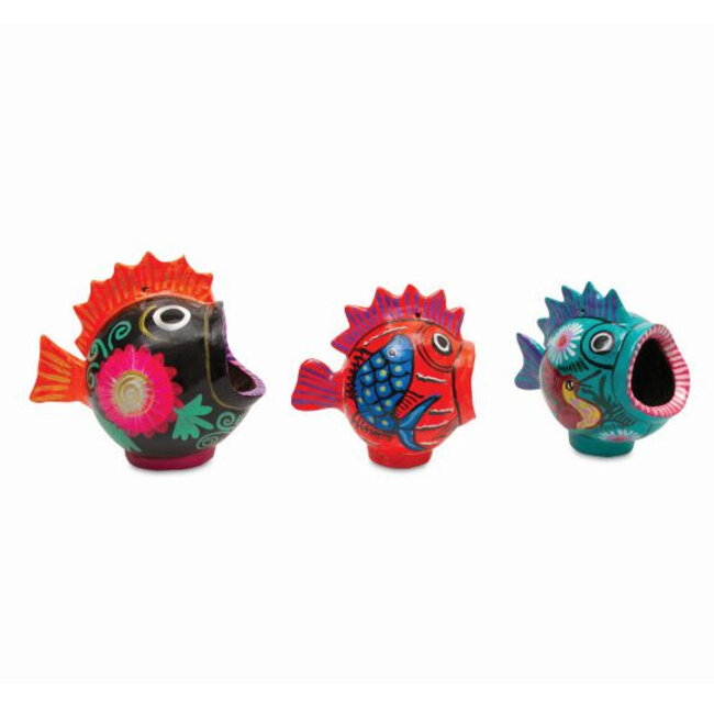 Kitsch Kitchen - Cendrier Folclorico Poisson - couleurs variées