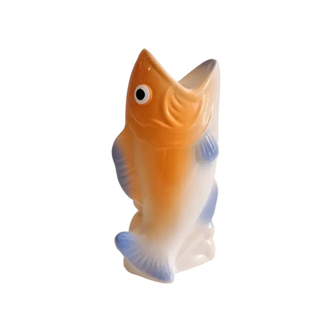 Candle Holder Fish - green/yellow - Copy