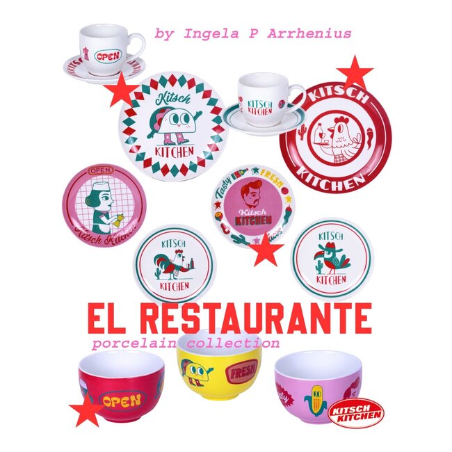 Kitsch Kitchen - Tasse et Soucoupe El Restaurante El Signor