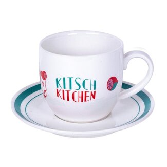 Kitsch Kitchen Tasse und Untertasse El Restaurante El Signor