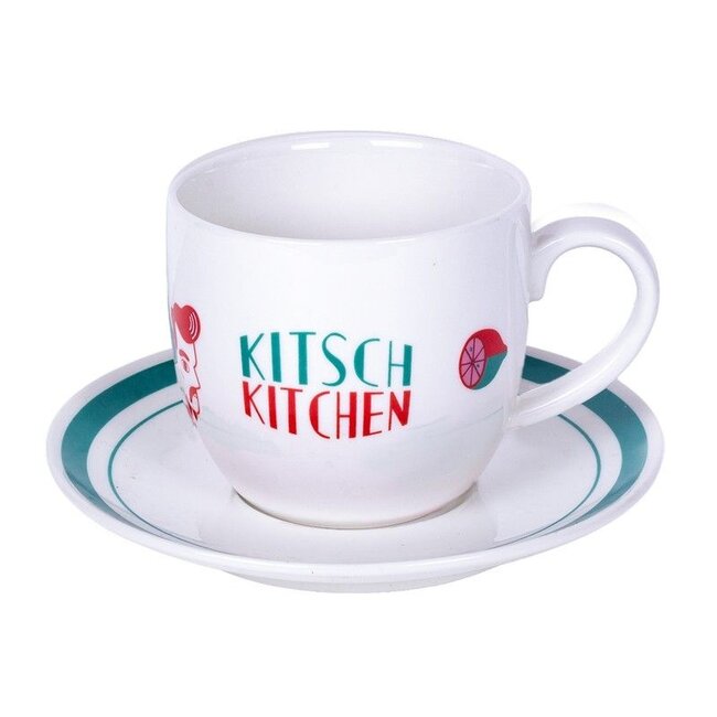 Kitsch Kitchen - Cup and Saucer El Restaurante El Signor