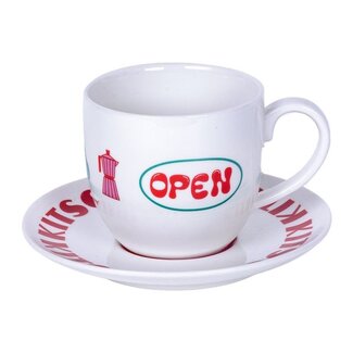 Kitsch Kitchen Tasse und Untertasse El Restaurante La Signora