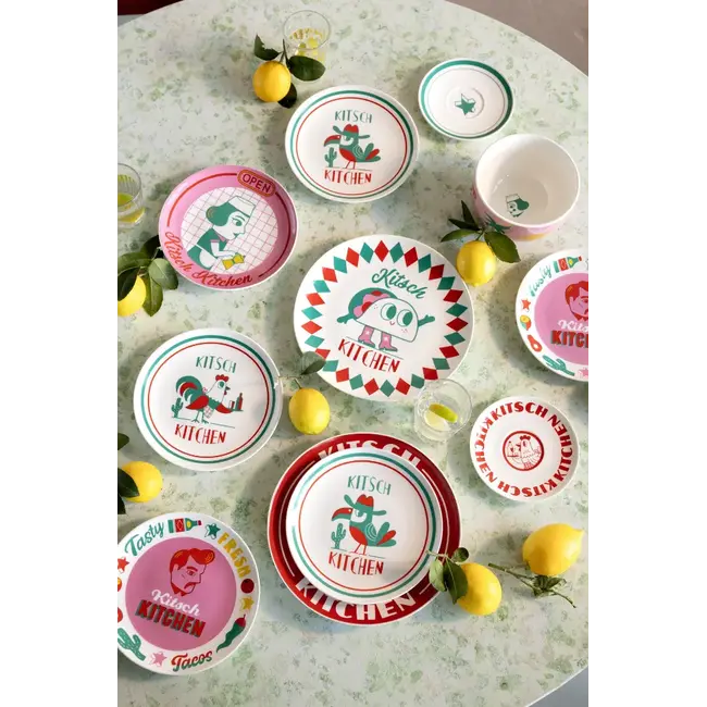 Kitsch Kitchen - Bord El Restaurante La Signora - 21 cm