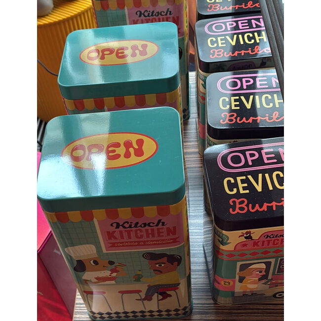 Kitsch Kitchen – Vorratsdose El Restaurante El Chef – mit Deckel