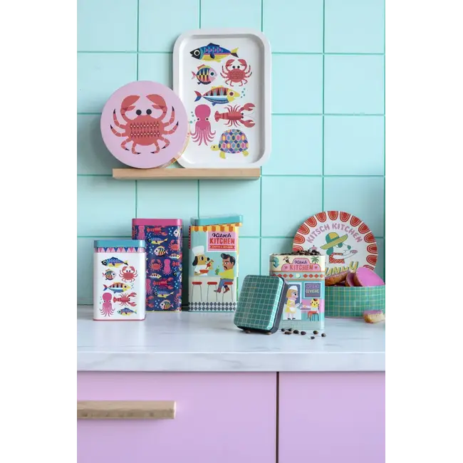 Kitsch Kitchen - Boîte de Rangement El Restaurante La Signora - avec couvercle