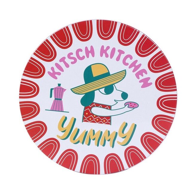 Kitsch Kitchen - Storage Tin El Restaurante Yummy - with lid