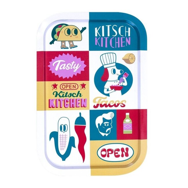 Kitsch Kitchen - Tablett El Restaurante Tasty Taco