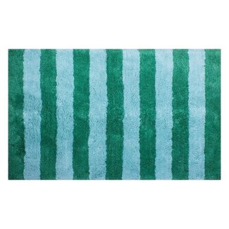 Kitsch Kitchen Badmat Stripe - blauw/groen
