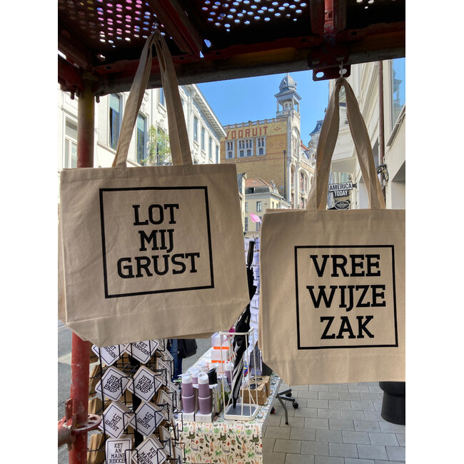 Tote Bag - Lot Mij Grust - Ghent dialect
