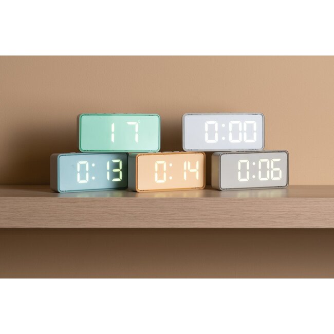 Karlsson - Alarm Clock Audaz - Soft Yellow