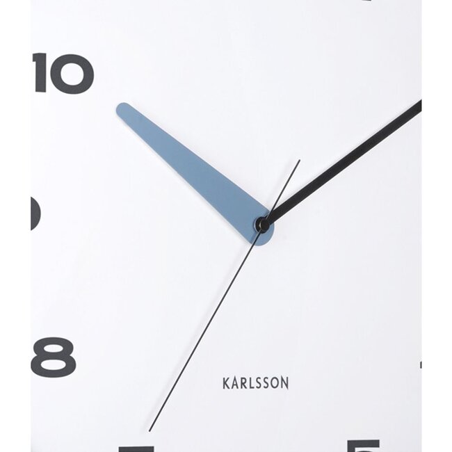 Karlsson - Horloge Murale Brisk Dome - bleu
