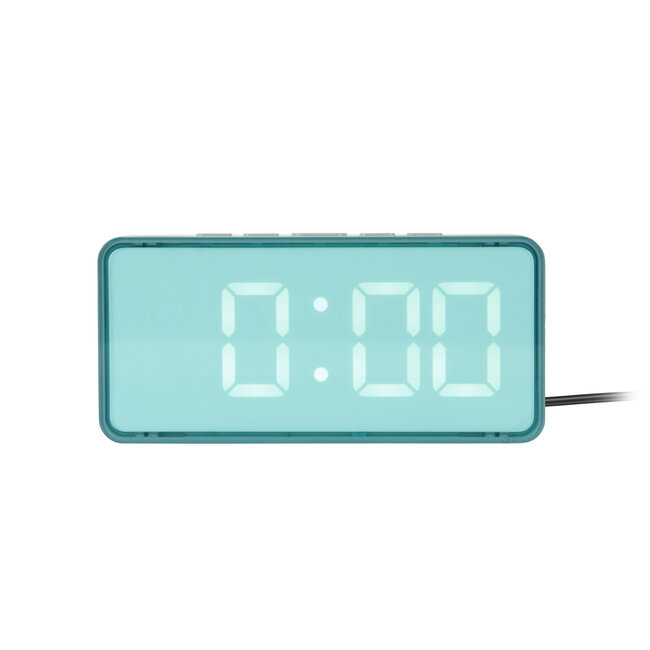 Karlsson Alarm Clock Audaz - misty blue