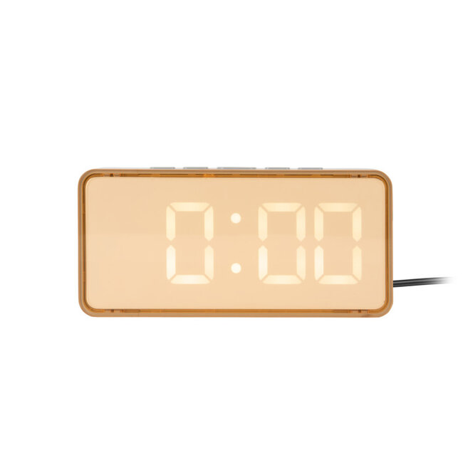 Karlsson Alarm Clock Audaz - soft yellow